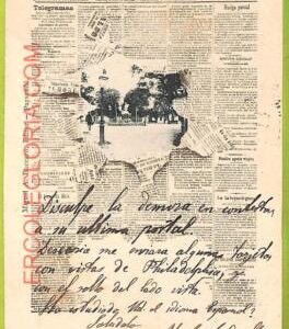 af2798 - URUGUAY - VINTAGE POSTCARD  -  Salto - 1905