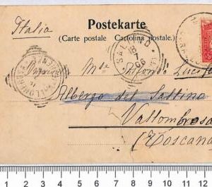 P0922 - ALBANIA Ottoman Empire - POSTAL HISTORY -  POSTCARD  from  DURAZZO  1906