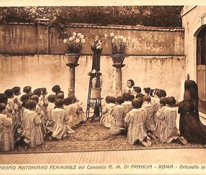 ab0802 - CARTOLINA D'EPOCA - ROMA Città : Orfanotrofio Antoniano Femminile