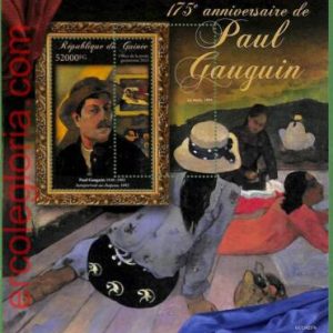 B1734 - GUINEE - ERROR MISPERF Stamp Sheet - 2023 - ART, Paul Gauguin