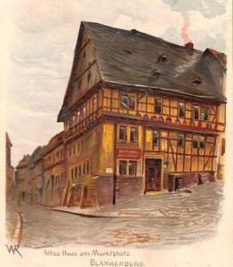 ab9061 - Ansichtskarten  POSTCARD - GERMANY  Deutschland - Blankenburg 1901