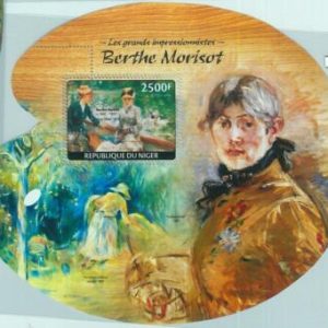 M1531 - NIGER, ERROR, 2014 MISSPERF SHEET: Berthe Morisot, Art