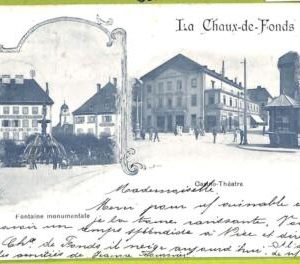 ad4137 - SWITZERLAND - Ansichtskarten VINTAGE POSTCARD0 - La Chaux-de-Fonds-1899