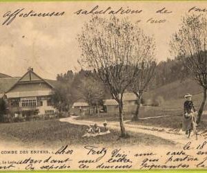 ad4164 - SWITZERLAND - Ansichtskarten VINTAGE POSTCARD -La Combe-des-Enfers-1902