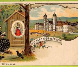 ad4209 - SWITZERLAND - Ansichtskarten VINTAGE POSTCARD-Gruss aus Einsiedeln-1912