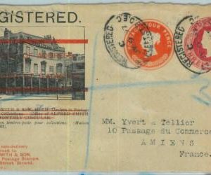 BK0850 - GB - POSTAL HISTORY - ADVERTISING  STATIONERY COVER to Paris 1897  BATH
