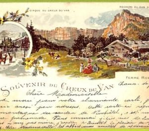 ad4143 - SWITZERLAND - Ansichtskarten VINTAGE POSTCARD - Creux du Van - 1899