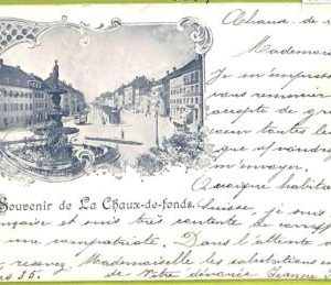 ad4138 - SWITZERLAND - Ansichtskarten VINTAGE POSTCARD - La Chaux-de-Fonds-1899