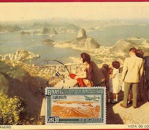57416 - Brazil - Postal History - MAXIMUM CARD - view of Corcovado - 1959
