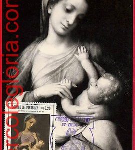 62742 - Paraguay - Postal History - MAXIMUM CARD - Religion - 1968