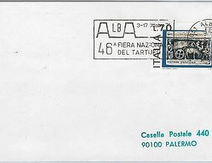 56712 - GASTRONOMY: Mushrooms -  ITALY -  POSTAL HISTORY: Postmark on COVER 1976