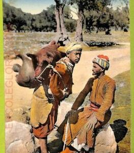 af3163 - JUDAICA vintage postcard: ISRAEL - Jerusalem - Water Carrier