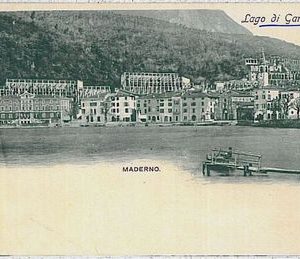 35701   CARTOLINA d'Epoca BRESCIA - Lago di Garda: Toscolano-Maderno