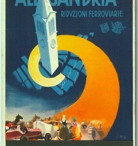 97189 - CARTOLINA d'Epoca PUBBLICITARIA - ALESSANDRIA Fiera S Giorgio GINO FIORE