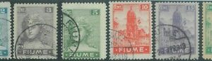 87883 -  ITALY  Fiume  - Collectible STAMPS  -  Sassone 32/48  FINE USED