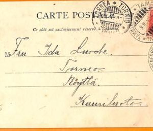 99170 - FINLAND  - POSTAL HISTORY -  POSTCARD to TAMPERE  1902