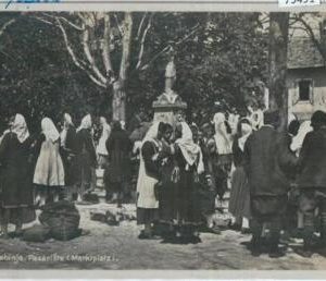 79491 -  Bosnia and Herzegovina - VINTAGE  POSTCARD -   TREBINJE Market