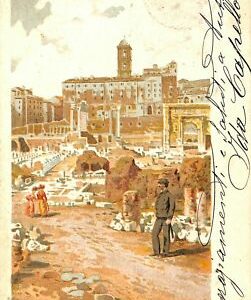 ab0564 - VINTAGE POSTCARD - ROME City: Roman Forum
