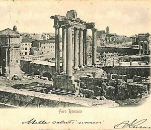 ab0584 - VINTAGE POSTCARD - ROME City: Roman Forum