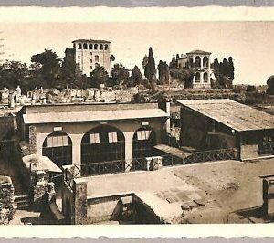 ab0542 - VINTAGE POSTCARD - ROME City: House of Livia and Tiberius