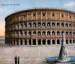 ab0587 - POSTAL VINTAGE - ROMA Ciudad: Coliseo