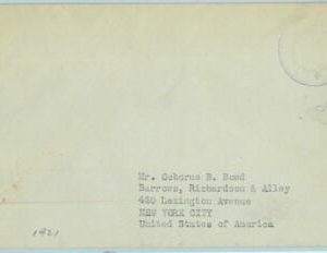 BK0237  - TRISTAN DA CUHNA - POSTAL HISTORY  -  SG# C3 cancel on COVER to USA