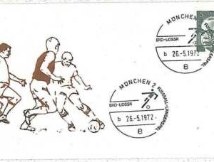 29093 - GERMANY  -  POSTAL HISTORY - Special POSTMARK on CARD 1972 FOOTBALL