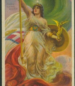 Lib1076 - CARTOLINA d'Epoca PUBBLICITARIA Illustrata - TALMAN Ferro China Bisler