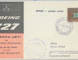 72120 - ITALY - Postal History - FIRST FLIGHT:  Milan - Frankfurt 1964 Lufthansa
