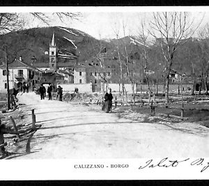 ab2370 CARTOLINA D'EPOCA GENOVA  Provincia : Calizzano - Borgo