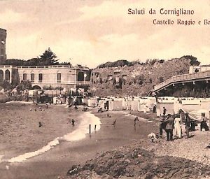 ab2381 CARTOLINA D'EPOCA GENOVA  Provincia : Cornigliano Ligure- Castello Raggio