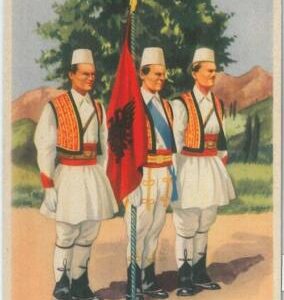 79357 - ALBANIA - VINTAGE Ethnic POSTCARD  -  COSTUMES