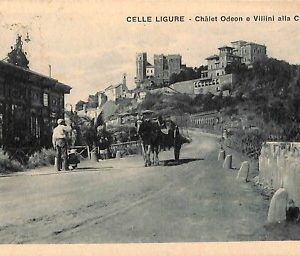 ab2392 - CARTOLINA D'EPOCA GENOVA  Provincia : Celle Ligure