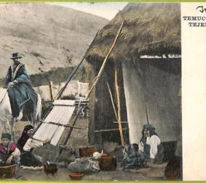 af1518 - CHILE - Vintage Postcard  - Temuco indias Tejedoras
