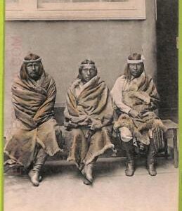 aa5555 - CHILE - Vintage Postcard - Indios Patagones, Estrecho de Magallanes