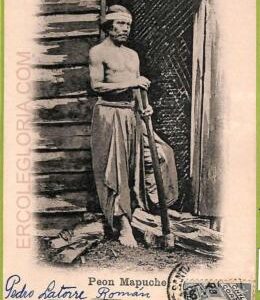 aa5564 - CHILE - Vintage Postcard - Mapuche - Indios - 1909