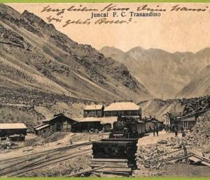 af1517 - CHILE - Vintage Postcard  - Juncal F.C. Trasandino
