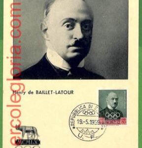 48346  - SAN MARINO - MAXIMUM CARD - 1959 -  BAILLET-LATOUR   OLYMPIC GAMES