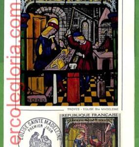 45946  - FRANCE - MAXIMUM CARD - 1967 - Vitrage Art