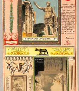 ab0341 - CARTOLINA D'EPOCA - ROMA Città : Avgvsto Cesare Ottaviano