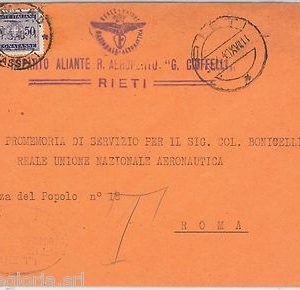 57201 - ITALIA REGNO - STORIA POSTALE :  SEGNATASSE su BUSTA 1940 - RIETI