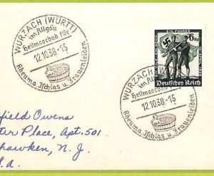 af9539 - GERMANY - POSTAL HISTORY - Card - 1938,  MEDICINE