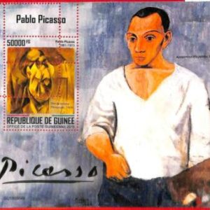 A1979 - GUINEA, ERROR: MISSPERF, SOUVENIR SHEET - 2019, Pablo Picasso, Art