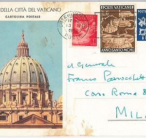 47780 -  VATICANO   - Storia Postale: INTERO POSTALE  sassone # C8