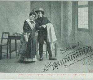91858  -  Vintage POSTCARD -  MUSIC / THEATRE / Opera :  LA BOHEME  # 20