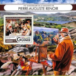 A8061a - REP.GUINEE -  Stamp Sheet - 2016 ART  Pierre-Auguste Renoir