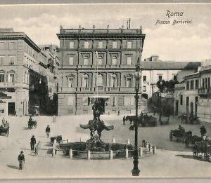 ab0182 - VINTAGE POSTKARTE - ROM Stadt: Piazza Barberini