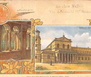 ab0671 - CARTOLINA D'EPOCA - ROMA Città : Basilica di S. Pietro  - ILLUSTRATA