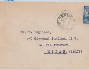 59577 - TRINIDAD & TOBAGO - POSTAL HISTORY: COVER to ITALY - 1921