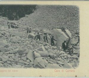 85860  - CARTOLINA d'Epoca - MASSA CARRARA Cave  -  TRASPORTO MARMI